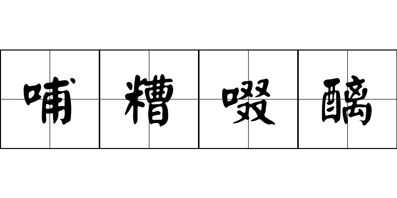 哺糟啜醨