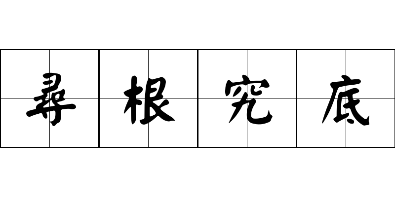 尋根究底